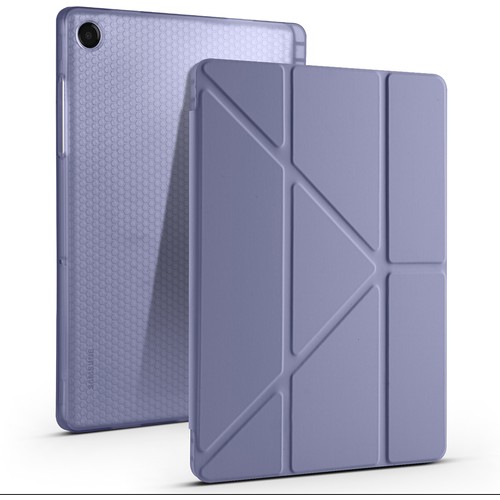 Samsung Galaxy Tab A9+ Plus A11+ Plus Uyumlu Üçgen Standlı Uyandırma Fonksiyonlu Tablet Kılıfı