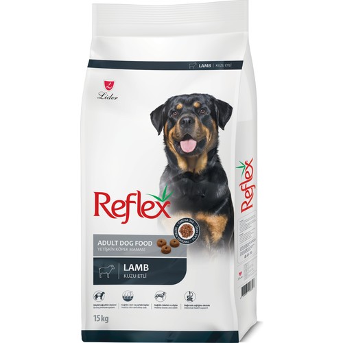 Reflex Yetişkin Köpekler için Kuzu Etli Köpek Maması 15 Kg