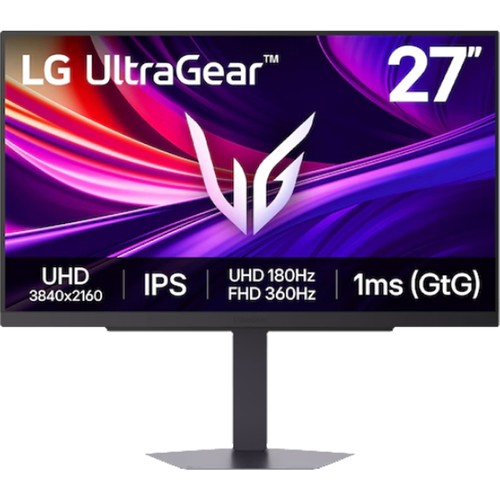 LG 27" ULTRAGEAR 1Ms 180Hz 4K IPS GAMING MONITOR