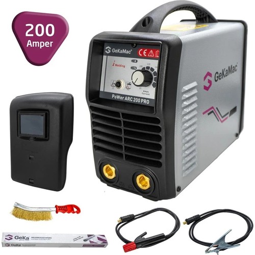Gekamac Power Pro 200 Amper Inverter Kaynak Makinası Taşınabilir Tasarım Özellikleri