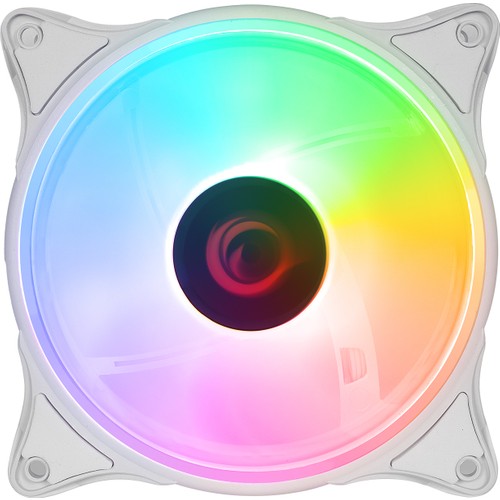 Rampage Glare F50 38CFM 12CM Rainbow 3p+4p Molex Soketli Kasa Fanı