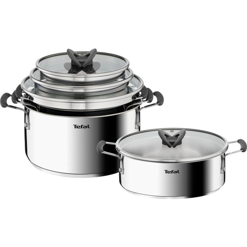 Tefal Optispace 8 Parça Paslanmaz Çelik Tencere Seti 24 cm