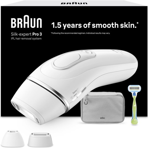 Braun Silk·expert Pro 3 IPL Tüy Alma Sistemi, Çanta, Gillette Venus ve 2 Başlık ile