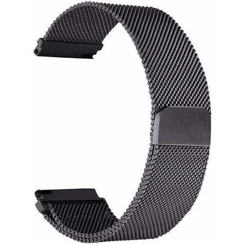 Gpack Garmin Forerunner 965 ile Uyumlu Hasır Metal Örgülü Ayarlanabilir Kordon