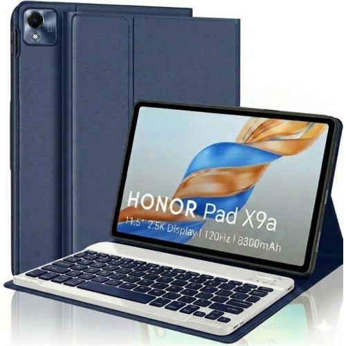 M.TK Moveteck Honor Pad X9A/X9 Pro 11.5 Inç Tablet Klavyeli Kılıf Kablosuz Bluetooth Özellikli