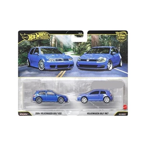 Hot Wheels Premium 2 Pack Renkli 1:64 Ölçekli Araçlar ile Yetişkin Koleksiyoncular İçin