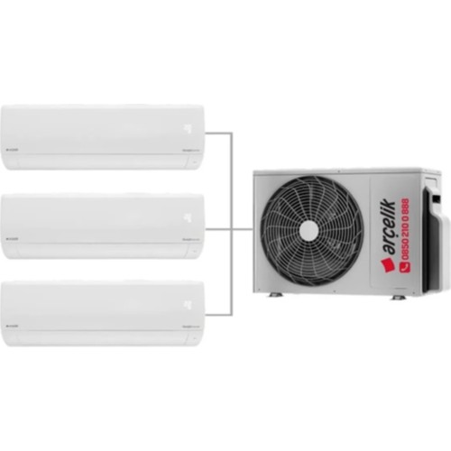 Arçelik Multi Sistem Duvar Tipi 3+1 Inverter 9+12+24 Klima Pro Md Dış Ünite