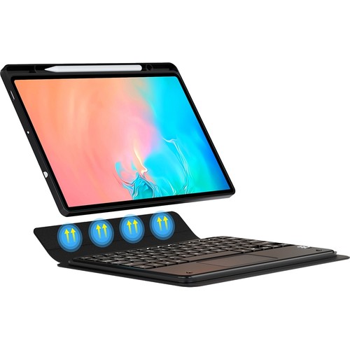 Samsung Galaxy Tab S10 Lite S10 Fe S9 Fe Uyumlu 10.9 Inç Premium Klavyeli Tablet Kılıfı