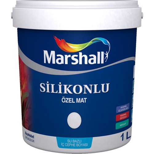 Marshall Silikonlu Özel Mat Avokado 0,75 Lt (1 Kg)