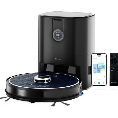 Şımart katya V+ Akıllı Robot Süpürge Premium Otomatik Toz Toplama Üniteli