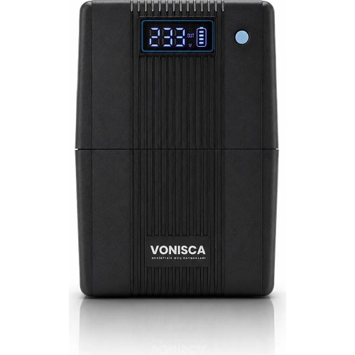 Vonisca D-650 650VA 360W Line Interactive LCD UPS Kesintisiz Güç Kaynağı AVR Modem Kamera Bilgisayar