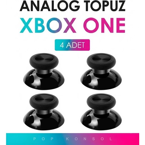 Pop Konsol Xbox One Series S X İçin 4 Adet Analog Başlık Topuz Kol Tamir Yedek Parça