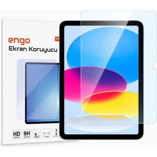 Engo Ekran Koruyucu 9H Temperli Nano 11 İnç Apple iPad A16 Uyumlu Şeffaf Çizilmez Yapı