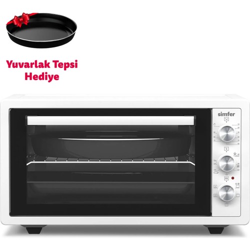 Simfer 4502 45 Litre Turbo Midi/Mini Fırın Kompakt Tasarım ve Enerji Verimliliği Sağlar