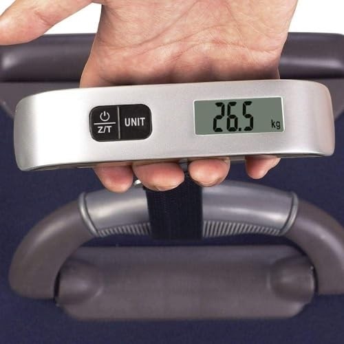 Coverzone Taşınabilir Dijital Bagaj Terazisi, 50KG / 110LB Kapasiteli, LCD Ekranlı, Sıcaklık görsel 3