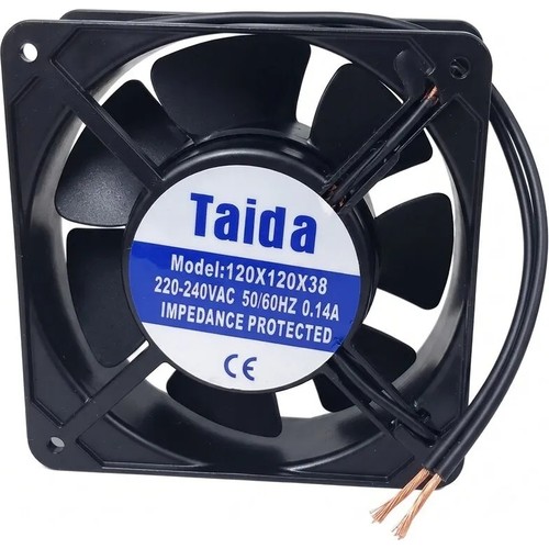 Taida 120X120X38 Metal Kasa Fan 220V Sessiz Çalışma ve Güçlü Soğutma Özelliği ile Ekonomik Çözüm