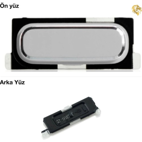 Samsung Galaxy S4 Mini Home Tuşu Parmak izi butonu açma-kapama butonu açma-kapama tuşu yan güç tuşu power tuşu home tuşu touch id parmak izi sensörü ile Uyumlu