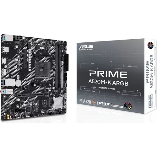 Asus Prime Argb Am4 Ddr4 Matx Gaming (Oyuncu) Anakart