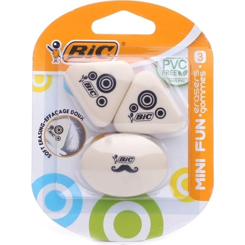 Bic Mini Fun Silgi 3 Lü Blister 927870