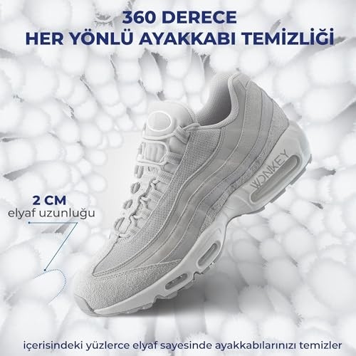 1001 Özel Tasarım Ayakkabı Yıkama Çantası, Yeniden Kullanılabilir Ayakkabı Yıkama Torbası, Çam görsel 3