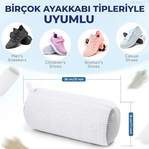 1001 Özel Tasarım Ayakkabı Yıkama Çantası, Yeniden Kullanılabilir Ayakkabı Yıkama Torbası, Çam görsel 5