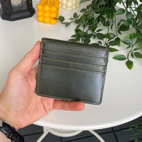 1001 Sazara, Hakiki Deri Süper Ince Minimalist Cüzdan, Modern Tasarım, Gündelik Kullanım, Slim K görsel 5