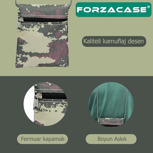 1001 Tek Cep Fermuarlı Ipli Boyuna Asmalı Asker Cüzdanı 12 cm - FC613 görsel 4