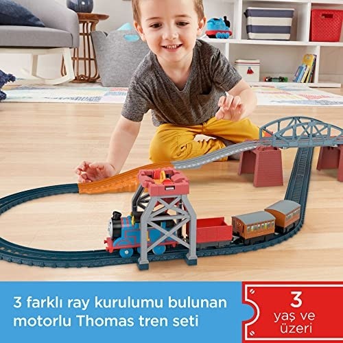 Die Grup Thomas & Friends Fisher-Price Thomas ve Arkadaşları™ - 3'ü 1 Arada Kargo Macerası Oyun Seti Fisher-Price Thomas ve Arkadaşları - 3'ü 1 Arada Kargo Macerası Oyun Seti HGX64 görsel 3