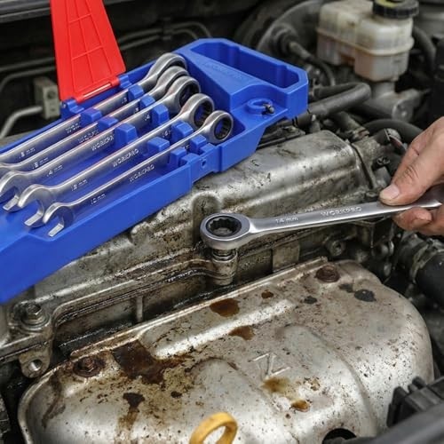 Die Grup WP202511 Cr-V 7 Parça Cırcırlı Profesyonel Kombine Anahtar Takımı görsel 5