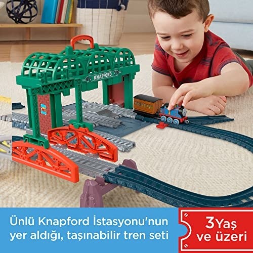 Die Grup Thomas & Friends Fisher-Price Thomas ve Arkadaşları™ Knapford Istasyonu Oyun Seti Fisher-Price Thomas ve Arkadaşları Knapford Istasyonu Tren Seti HGX63 görsel 2