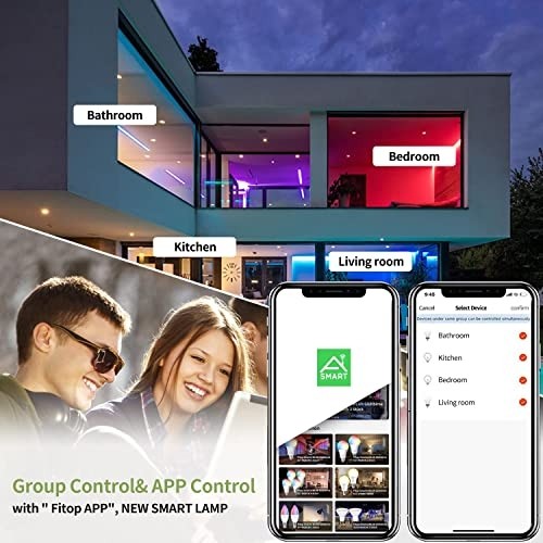 Die Grup Wi-Fi Akıllı LED Ampul 10W 6.500K Beyaz 220 Vac AA14-60920 görsel 5