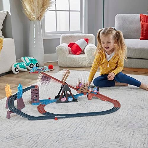 Die Grup Fisher Price Thomas ve Arkadaşları -Kristal Mağaraları Macera Seti, 3 Yaş ve Üzeri, HMC28 görsel 2