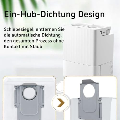 Aesco Roborock Q Revo/q Revo Pro/q Revo Maxv/qrevo Curv/qv 35A/35S/QR/S8 Maxv Ultra/qrevo S/qrevo Maste/elektrikli Süpürge Için 12 Adet Toz Torbası, Yedek Torba Aksesuar Seti Elektrikli Süpürge Torbası görsel 4