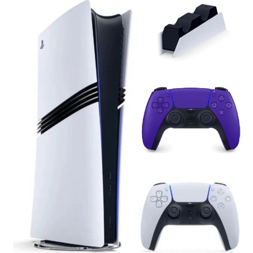 Sony Playstation 5 Pro + 2. Kol Dualsense + Şarj Istasyonu