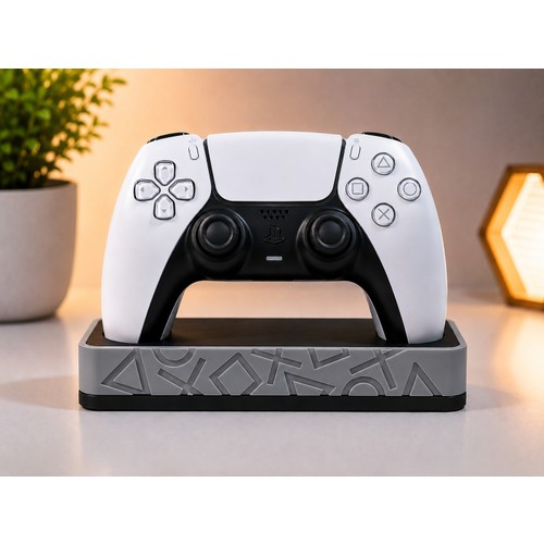 Veriqo 3D Ps5 Dualsense Uyumlu Oyun Kolu Standı Gamepad Tutucu Masaüstü Controller Standı