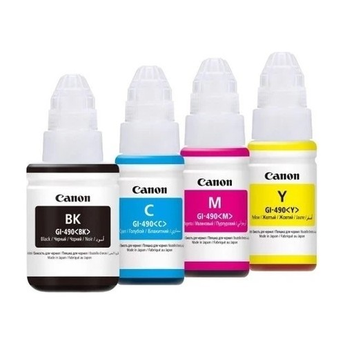Canon GI-490 Pixma G3411 4 Renk Orjinal Mürekkep AIU11