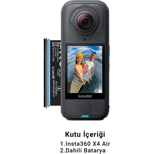 INSTA360 X4 Air 8k Aksiyon Kamera Standard Bundle Gelişmiş Özellikler ve Bağlantı Seçenekleri