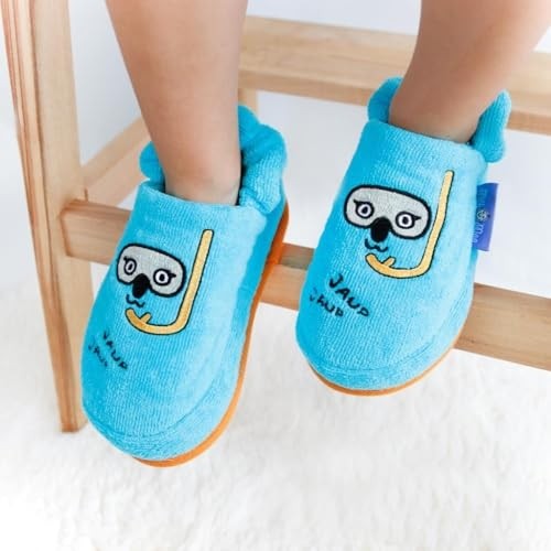 Mey İthalat Çocuk Ev Terliği; Cool Koala Desenli, %100 Pamuk Kadife, Kaydırmaz Taban, 29-30 Numara 20 cm görsel 2