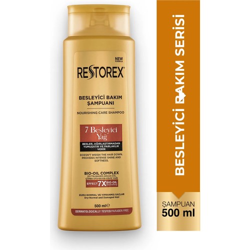 Restorex 7 Besleyici Yağ Şampuan 500 ml