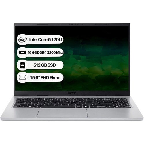 Acer Aspire Go Core 5 120U 16Gb 512Gb Ssd 15.6" Fhd 60Hz W11H Dizüstü Bilgisayar