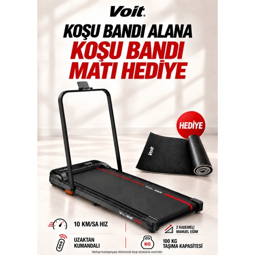 Voit Vfit By Runmate Compact Ultra Hafif Koşu Bandı