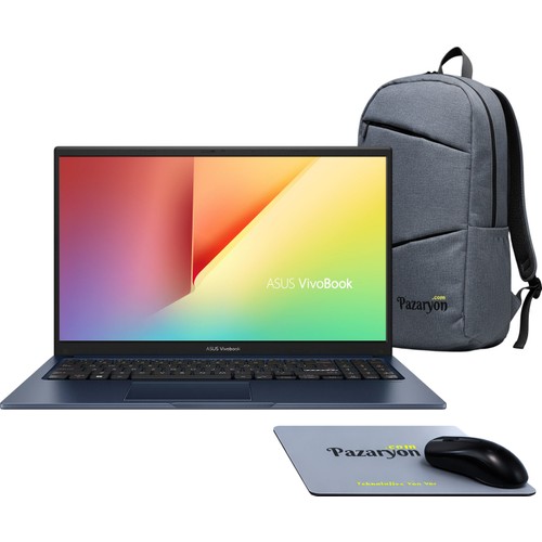 Asus Vivobook 15, Core i3-1315U, 8GB RAM, 256GB SSD, 15.6" Windows (Çanta&Mouse Hediyeli)