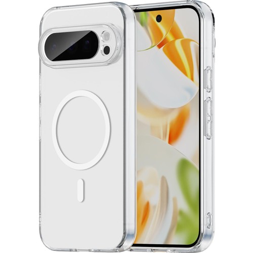 Microsonic Google Pixel 9 Pro Kılıf Magsafe Clear Sararmaz Şeffaf