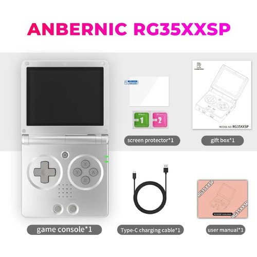 Anbernic RG35XXSP Katlanabilir Retro El Oyun Konsolu 64 GB
