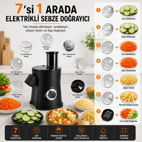 Robo Elektrikli Sebze Meyve Doğrayıcı