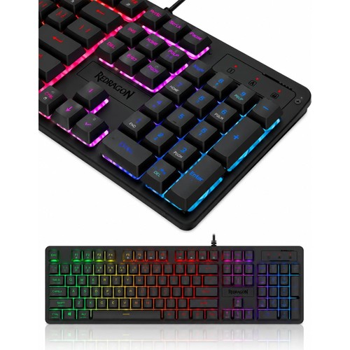 Redragon K521-RGB Netherbane Kablolu 104 Tuşlu Membran Türkçe Oyun Klavyesi