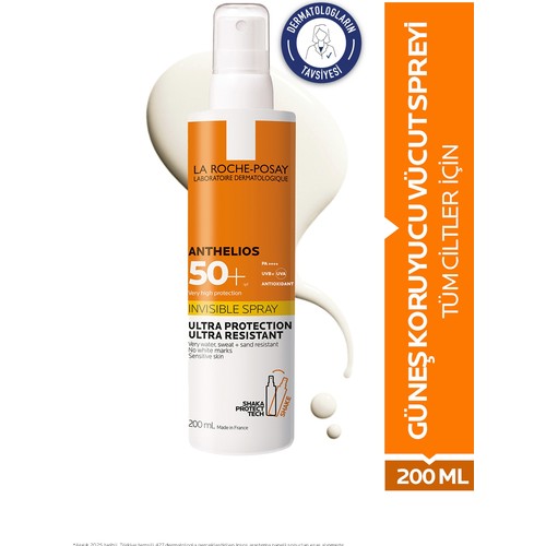 La Roche-Posay LRP L.ANTH.ULTRA-LIGHT BODY SPF 50+ 200 ML