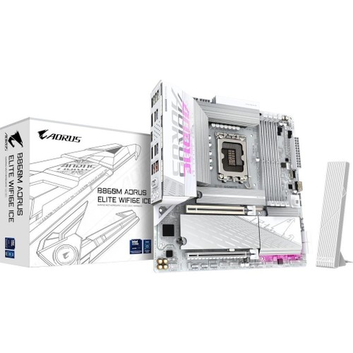 Gigabyte B860M Aorus Elite Ice Intel Ddr5 Micro Atx Anakart Teşhir