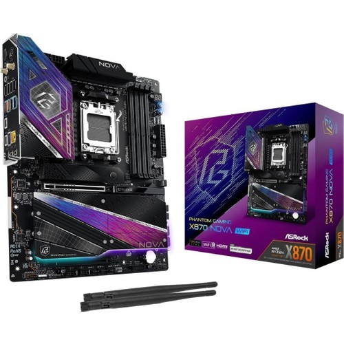 Asrock X870 PG Nova Wi-Fİ AMD AM5 DDR5 ATX Anakart