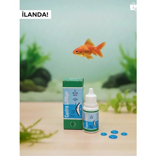 Deep Fix Contra Ichthyo Metilen Mavisi Akvaryum Su Düzenleyici 30 ml